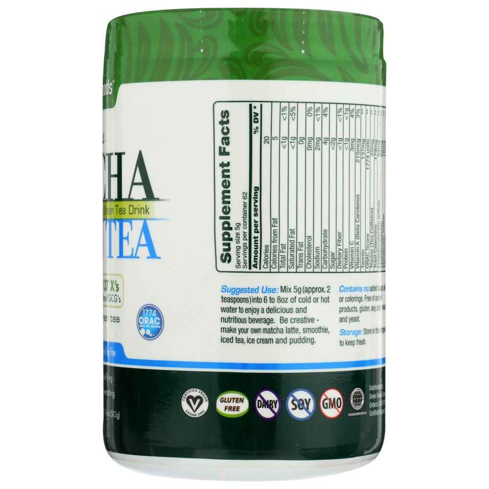 GREEN FOODS: Organic Matcha Green Tea, 11 oz