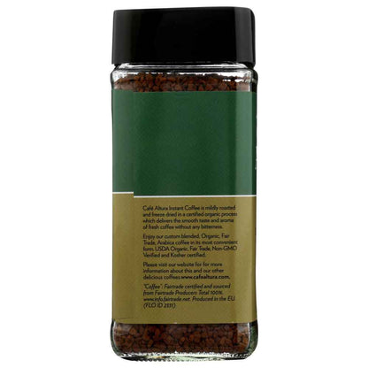 CAFE ALTURA: Organic Freeze Dried Instant Coffee, 3.5 oz