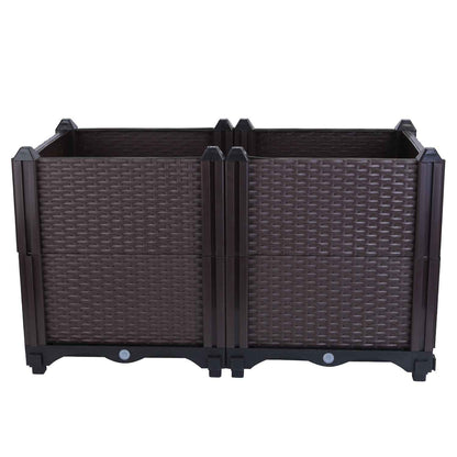1 Set Raised Garden Bed planter with Self-Watering System