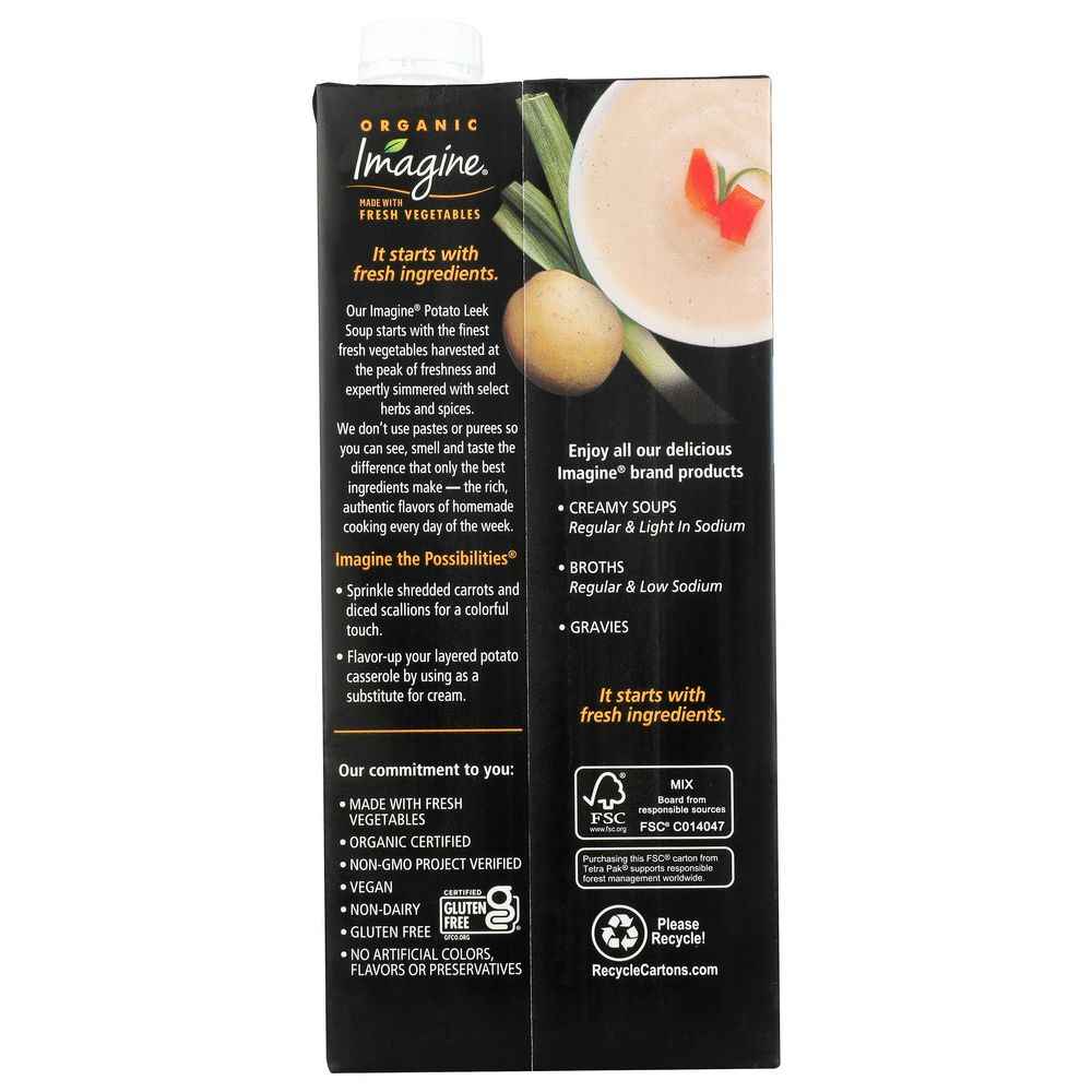 IMAGINE: Organic Creamy Potato Leek Soup, 32 oz