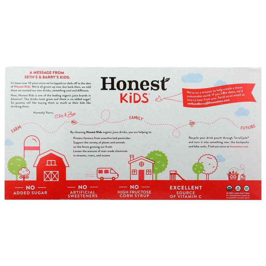 Honest Kids Super Fruit Punch, Organic Juice Drink, 6 Fl oz Juice Boxes