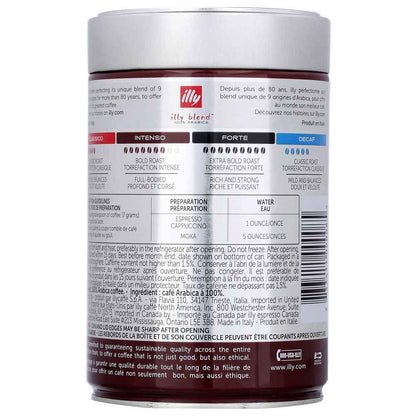 ILLY: Espresso Dark Roast Ground Coffee, 8.8 oz