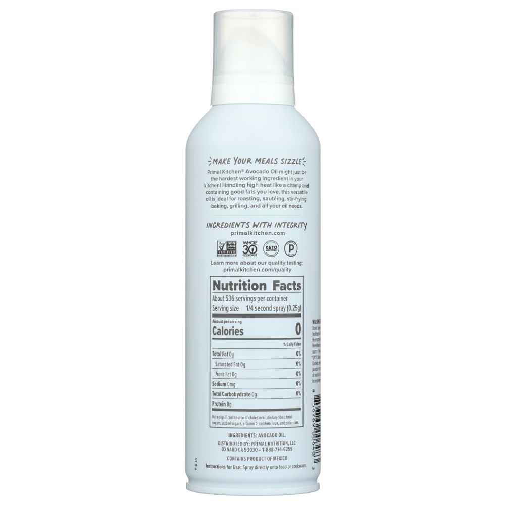 PRIMAL KITCHEN: Avocado Oil Spray, 4.7 oz