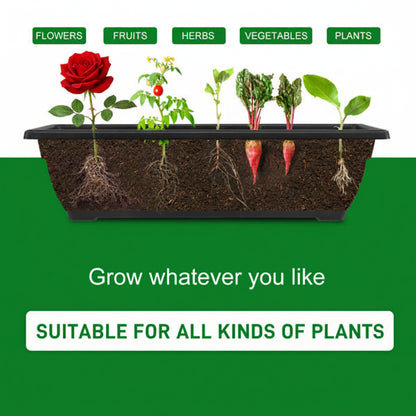 Black 5-tier vertical garden planter for flowers, herbs and vegetables